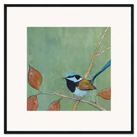 Framed art print Resting Bird I