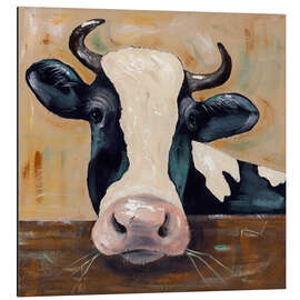 Magnettafel Porträt einer Kuh