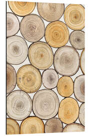 Magnettafel Baumringstudie II