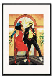 Gerahmter Kunstdruck Ausgehen &amp; Tanzen I