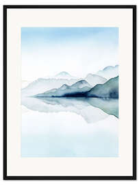 Gerahmter Kunstdruck Gletscher II