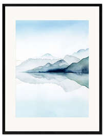 Framed art print Glacial II