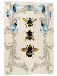 PVC print Baroque bumblebees