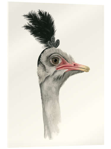 Akryylilasitaulu Downton Ostrich