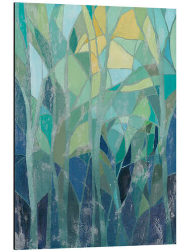 Aluminiumsbilde Stained Glass Forest I