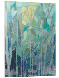 Foam board print Stained Glass Forest II