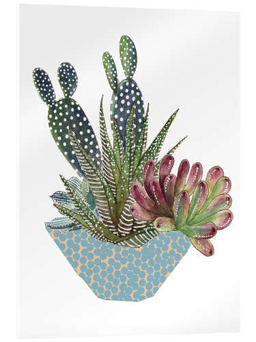 Acrylic print Cactus Arrangement I