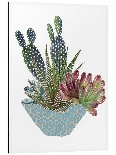 Aluminium print Cactus Arrangement I