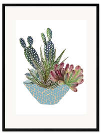 Framed art print Cactus Arrangement I