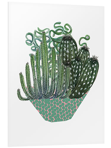 Tableau en PVC Arrangement de cactus II