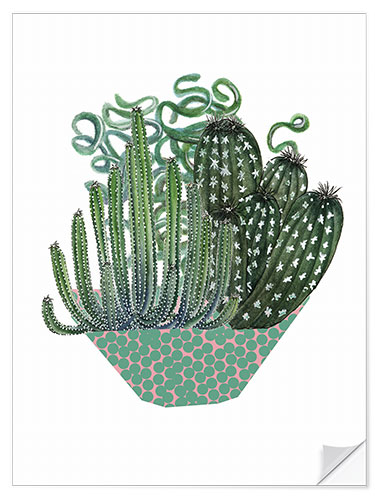 Naklejka na ścianę Cactus Arrangement II