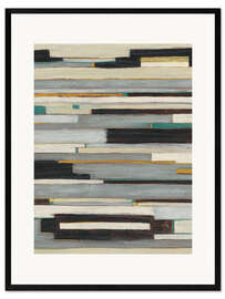 Kunsttryk i ramme Tectonics I