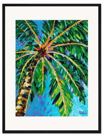 Gerahmter Kunstdruck Unter den Palmen I
