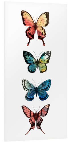 Foam board print Butterfly study I