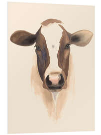 Foam board print Cow study