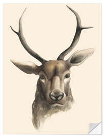 Wall sticker Deer study