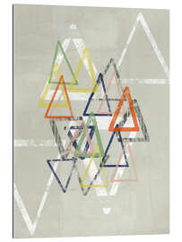 Gallery print Stamped Triangles II