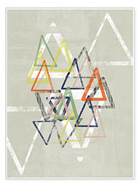 Poster Stamped Triangles II