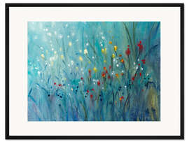 Gerahmter Kunstdruck Blaue Vision