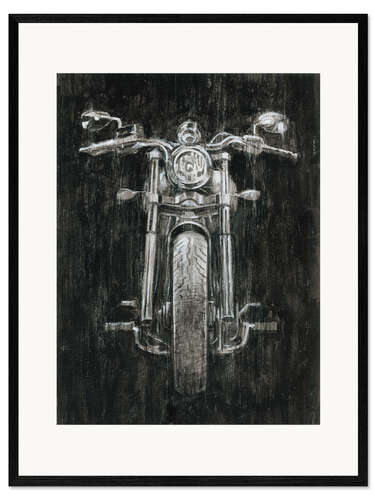 Innrammet kunsttrykk Steel Horse I