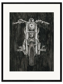Innrammet kunsttrykk Steel Horse II