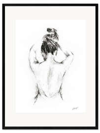 Framed art print Back Study