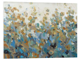 Foam board print Blue Garden II