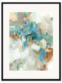 Gerahmter Kunstdruck Clementinenblätter