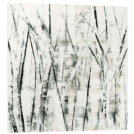 Foam board print Birches II