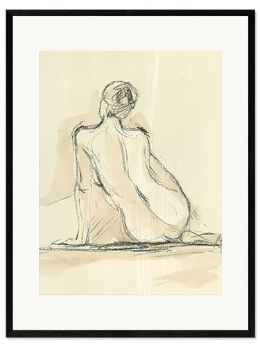 Stampa artistica con cornice Figura neutra
