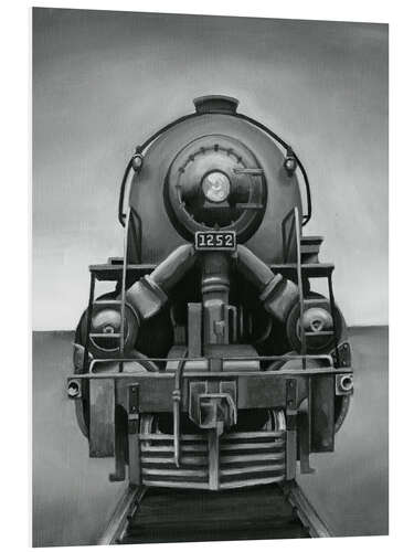 Foam board print Vintage Train