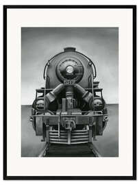 Framed art print Vintage Train