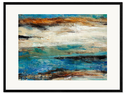 Ingelijste kunstdruk Surf