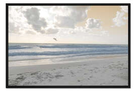 Gerahmter Kunstdruck Ruhiges Meer I