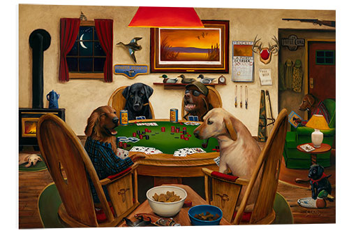 PVC print Poker Dogs