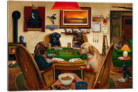 Gallery print Poker Dogs