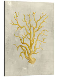 Magnettafel Koralle in Senfgelb