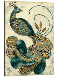 Magnettafel Königlicher Pfau I