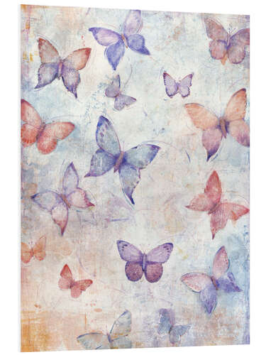 PVC print Butterflies in flight