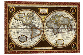 PVC-taulu Decorative World Map