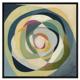 Gerahmter Kunstdruck Durch das Glas I