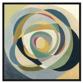 Gerahmter Kunstdruck Durch das Glas II