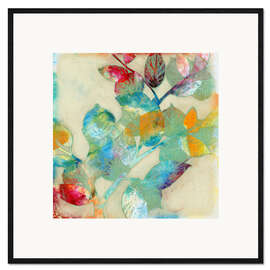 Framed art print Merging Leaves II