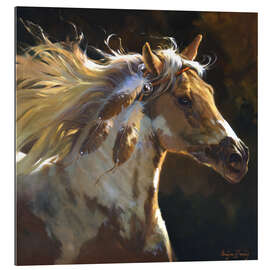 Tableau en plexi-alu Esprit de cheval