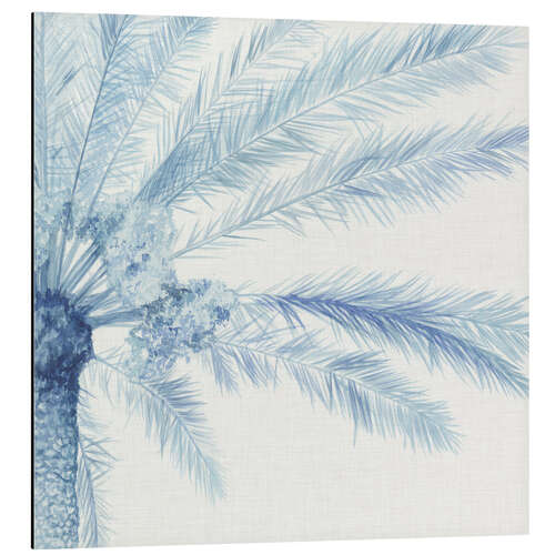 Aluminium print Chambray Palms II