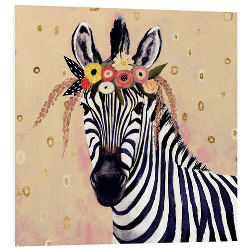 Stampa su PVC Zebra in stile Klimt