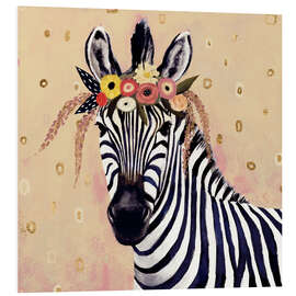 Stampa su PVC Zebra in stile Klimt