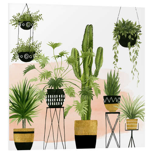 Foam board print Plant Heaven I