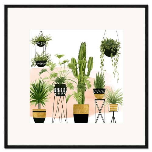 Ingelijste kunstdruk Plant Heaven I
