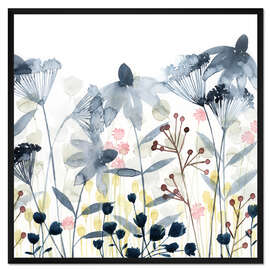 Gerahmter Kunstdruck Herbstgarten